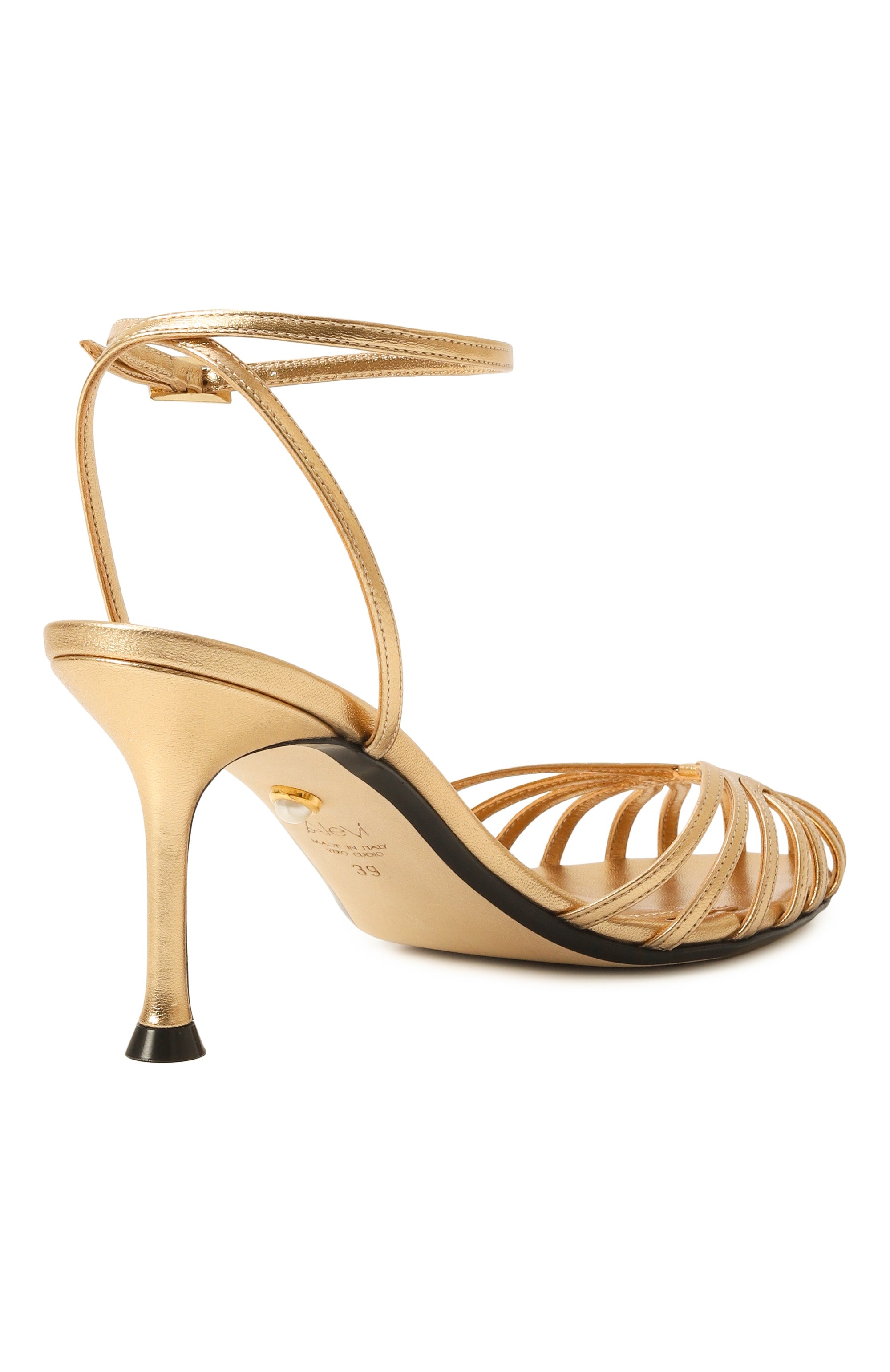 Кожаные босоножки ally 75 ALEVI MILANO, арт. L25SC003.N.0795G03, фото 5