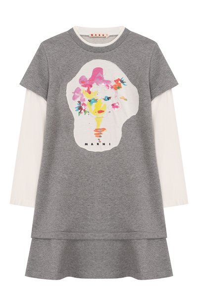 Хлопковое платье MARNI, арт. M01598/M00V1