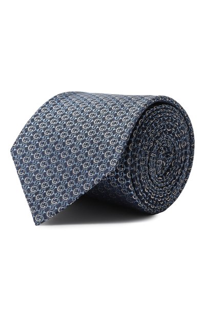 Мужской шелковый галстук GUCCI, арт. 643994 4E002
