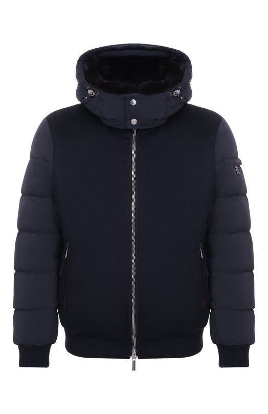 Пуховый бомбер Impero-BAB Moorer IMPER0/BAB Синий IMPER0/BAB