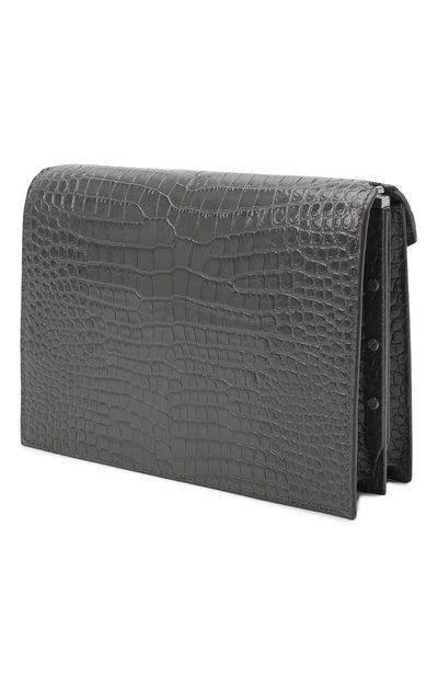 Сумка SAINT LAURENT темно-серого цвета по цене 236500 руб., арт. 532750/DND0E, фото 3 Сумка SAINT LAURENT, арт. 532750/DND0E, фото 3