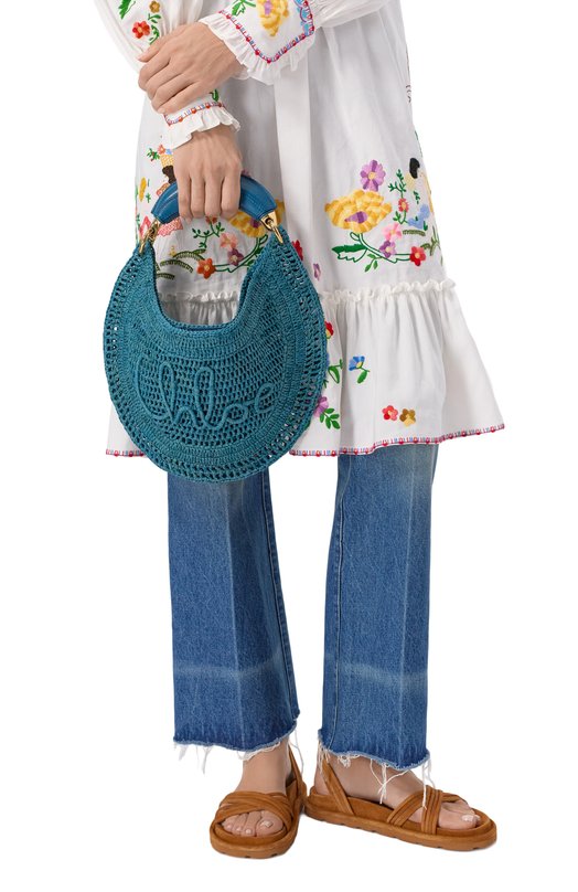 Сумка Summer Banana Chloé CH25US902P08 Голубой  CH25US902P08 Фото 2