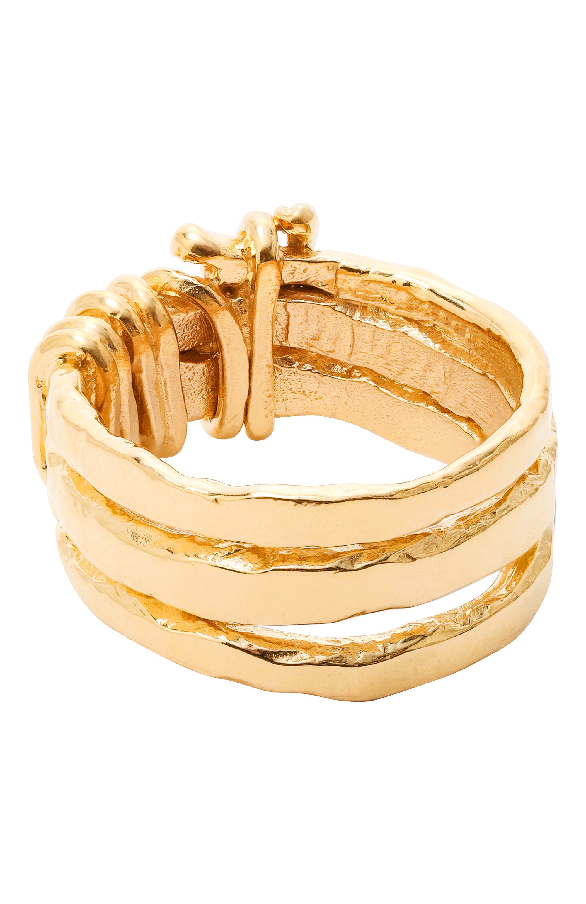 Кольцо saxon SEVENWORLDS золотого цвета по цене 17600 руб., арт. SW408, фото 3 Кольцо saxon SEVENWORLDS, арт. SW408, фото 3