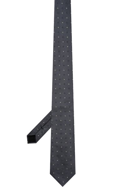 Шелковый галстук BROUBACK темно-серого цвета по цене 5995 руб., арт. TIE 8CM/FW22, фото 3 Шелковый галстук BROUBACK, арт. TIE 8CM/FW22, фото 3