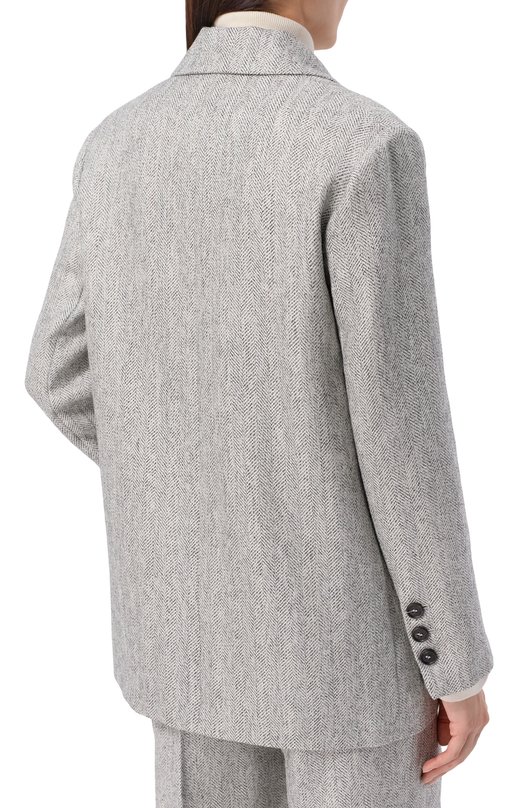 Жакет из шерсти и вискозы Antonelli Firenze M3452P/895C Серый  M3452P/895C Фото 4