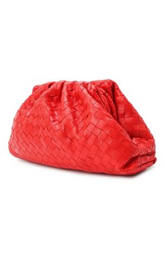 Женский клатч pouch BOTTEGA VENETA красного цв�ета, арт. 576175/VCPP0 | Фото 3 (Материал: Натуральная кожа; Региональные ограничения белый список (Axapta Mercury): RU; Материал сплава: Проставлено; Женское Кросс-КТ: Клатч-клатчи; Драгоценные камни: Проставлено; Размер: large)