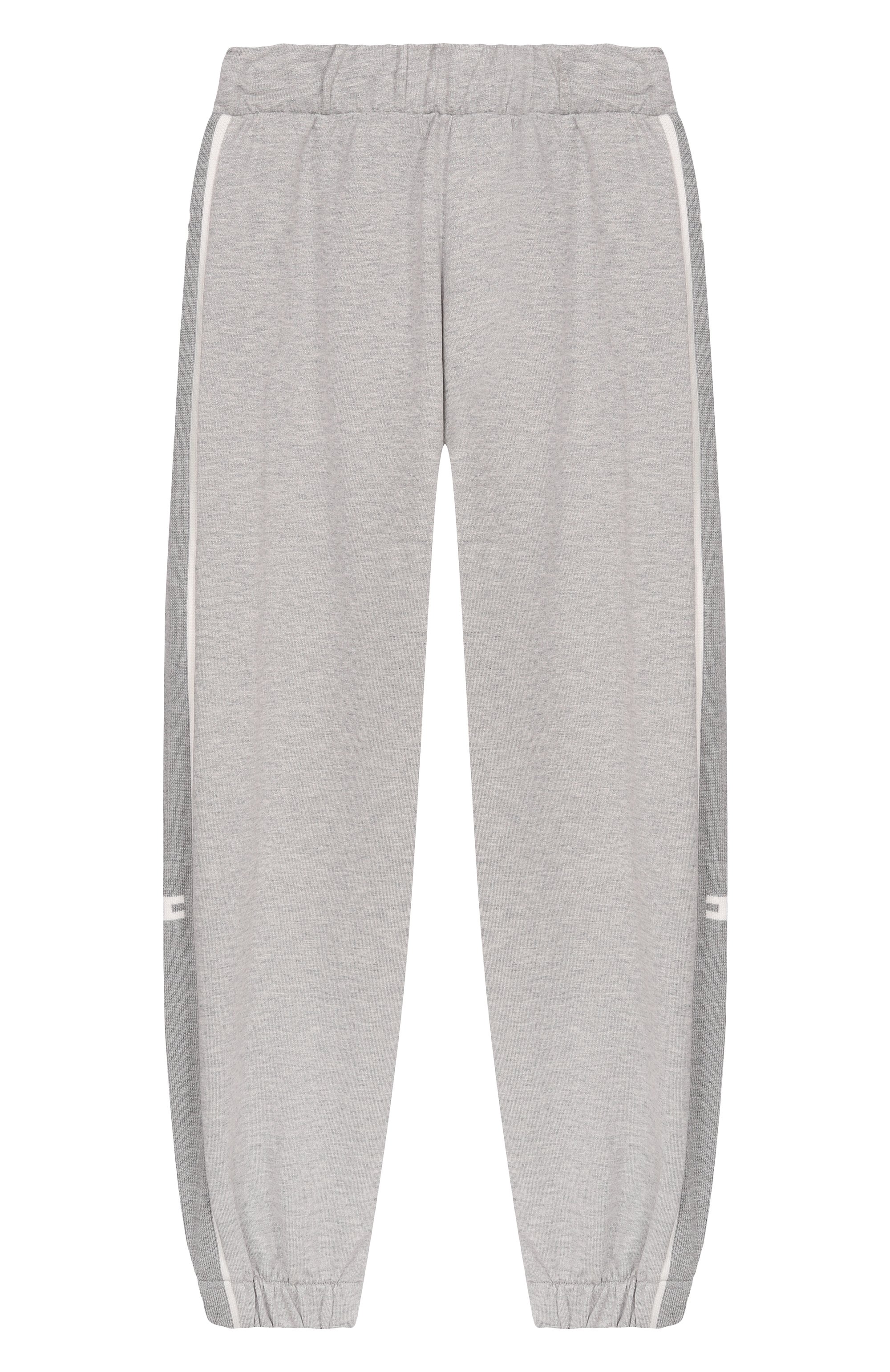 Хлопковые джоггеры ELISABETTA FRANCHI LA MIA BAMBINA, арт. EFPA3160/FF002_001, фото 2