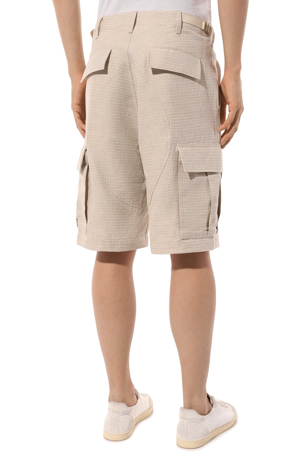 Шорты из хлопка и льна DROLE DE MONSIEUR, арт. D-BS130-C0105-DBG, фото 4