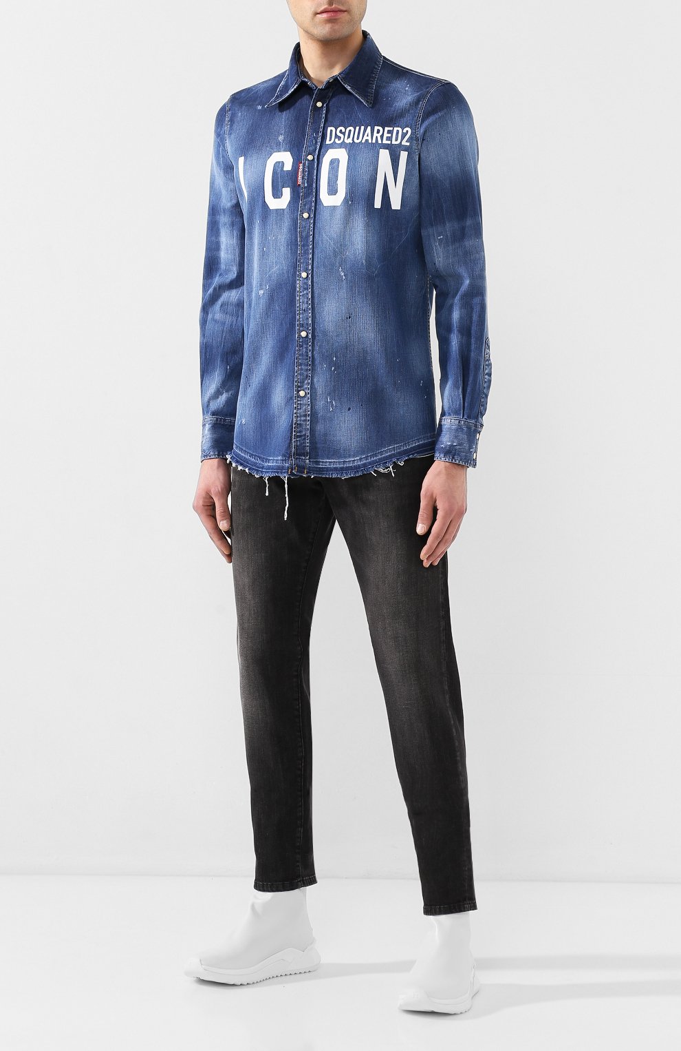 Джинсовая рубашка DSQUARED2, арт. S79DL0001/S30341, фото 2