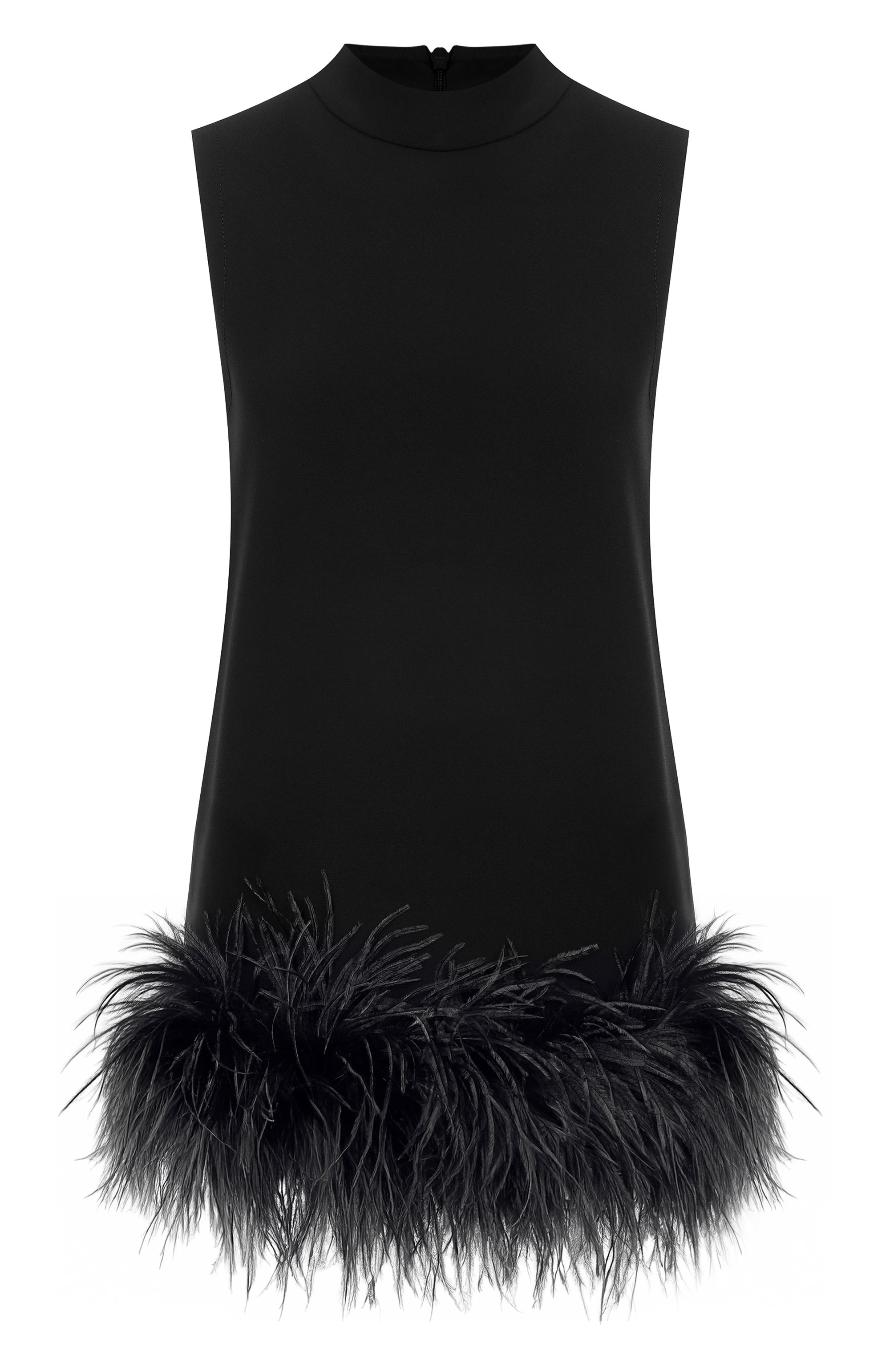 Топ с отделкой перьями MAX MARA STUDIO, арт. MSEVELL0, фото 1