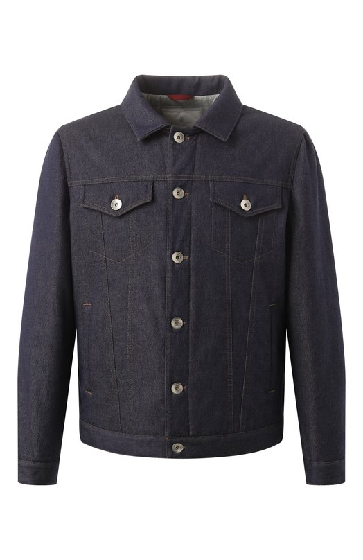 Джинсовая куртка Brunello Cucinelli MY4466880 Синий MY4466880