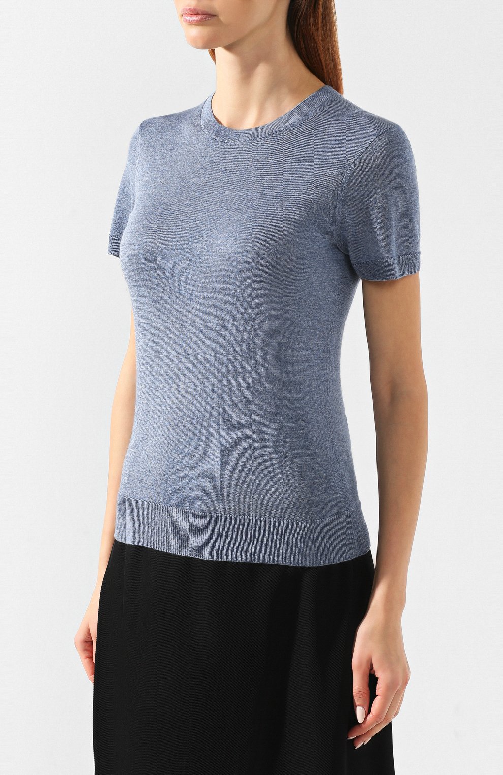Топ из смеси шелка и кашемира THEORY, арт. J0612716, фото 3