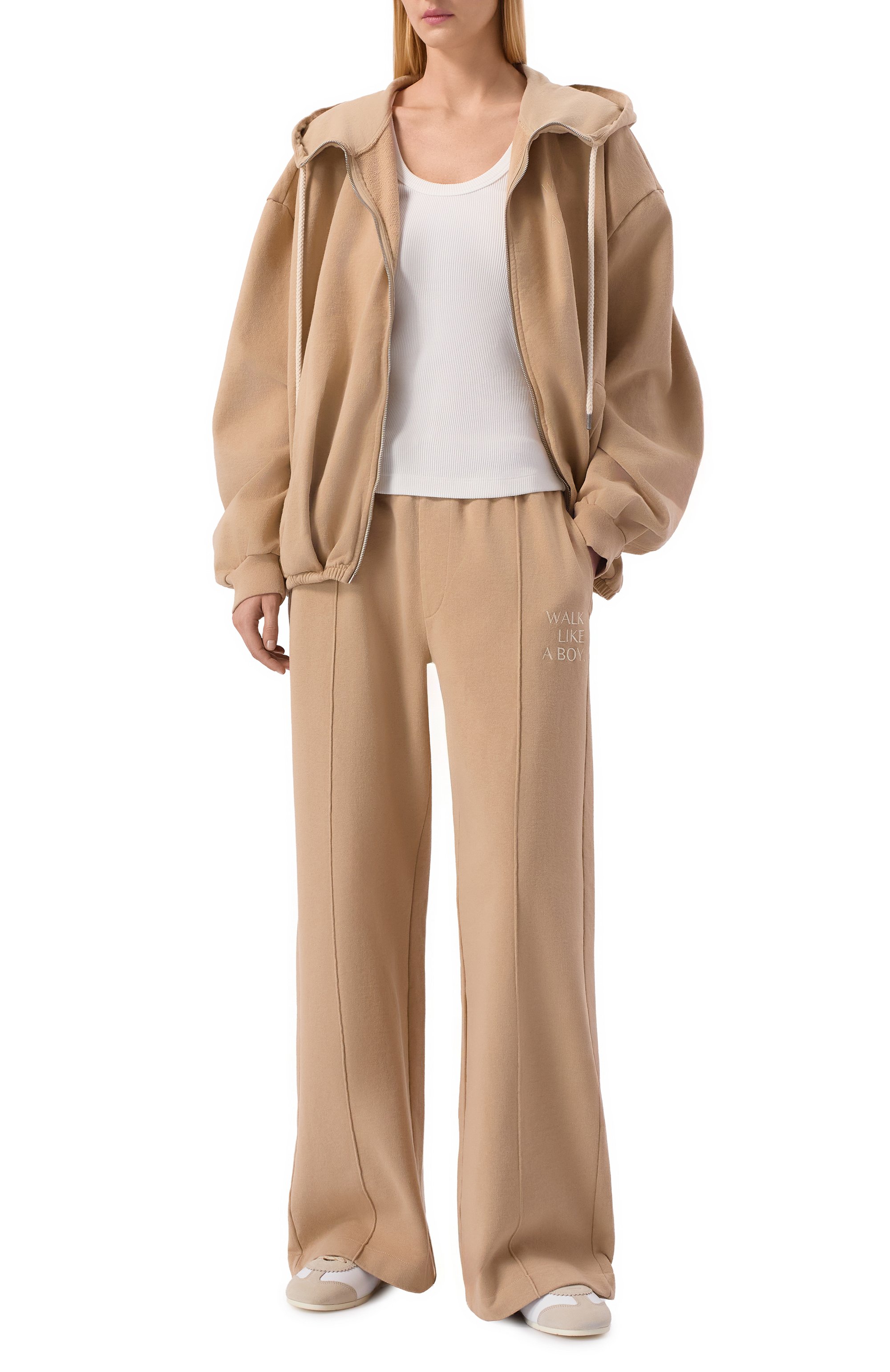 Хлопковая толстовка HALFBOY, арт. HS261WF001 FL005/SM00TH H00DIE, фото 2