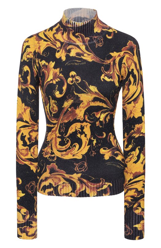 Водолазка из вискозы Versace Jeans Couture 79HAFM04/CMN04 Разноцветный 79HAFM04/CMN04