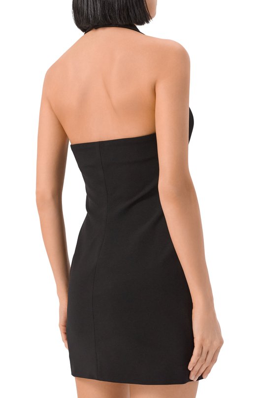 Платье из вискозы Balmain FF0R2490/JL05 Чёрный  FF0R2490/JL05 Фото 3
