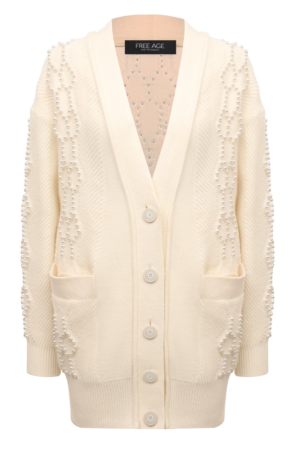 Кардиган из шерсти и кашемира FREEAGE, арт. W25.CR070.2030.101, фото 1