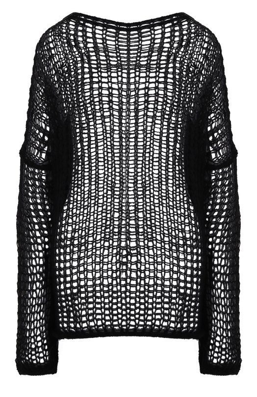 Шерстяной пуловер Isabel Benenato DK905F25 Чёрный DK905F25