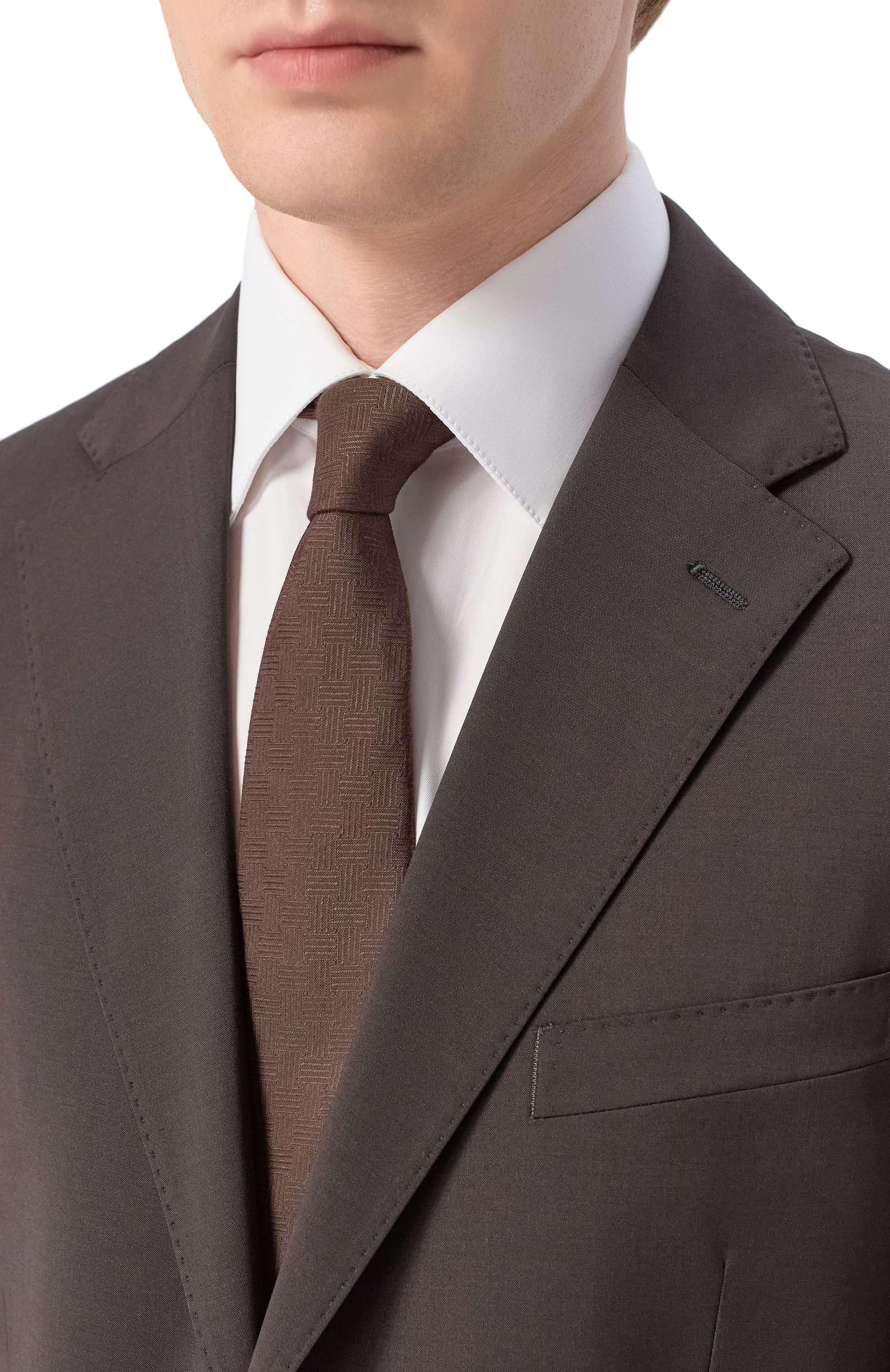 Галстук из шелка и хлопка ZILLI, арт. CRAV02M0614VNJQ00, фото 2