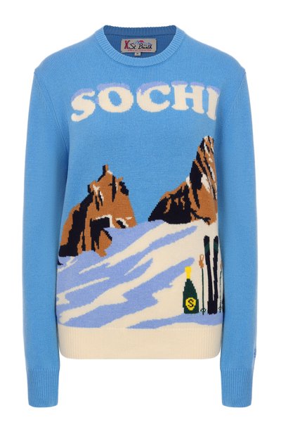 Женский пуловер из шерсти и вискозы MC2 SAINT BARTH, арт. QUE0018-04172I/NEW QUEEN C