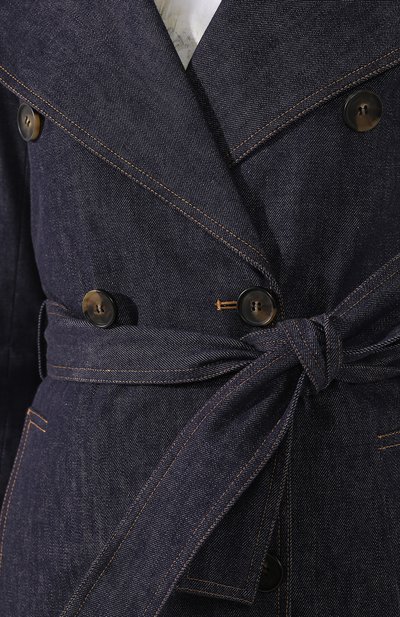 Джинсовое пальто VICTORIA BECKHAM, арт. CT TRN 8704B PSS19 DENIM WR, фото 5