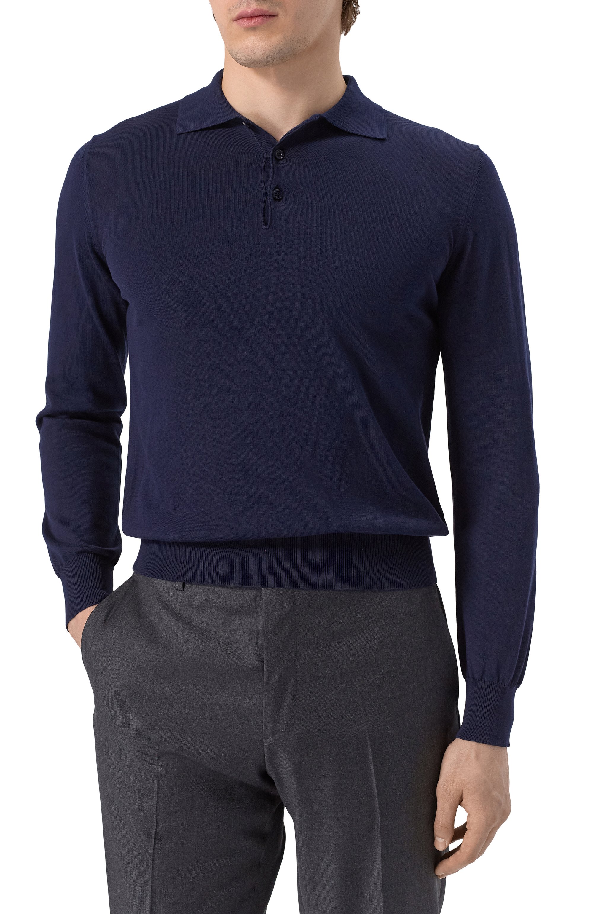 Хлопковое поло CANALI, арт. C0017/MK00145, фото 3