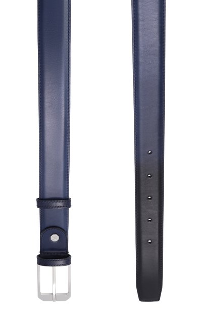Кожаный ремень ARTIOLI темно-синего цвета по цене 57900 руб., арт. BELTS/VT, фото 3 Кожаный ремень ARTIOLI, арт. BELTS/VT, фото 3