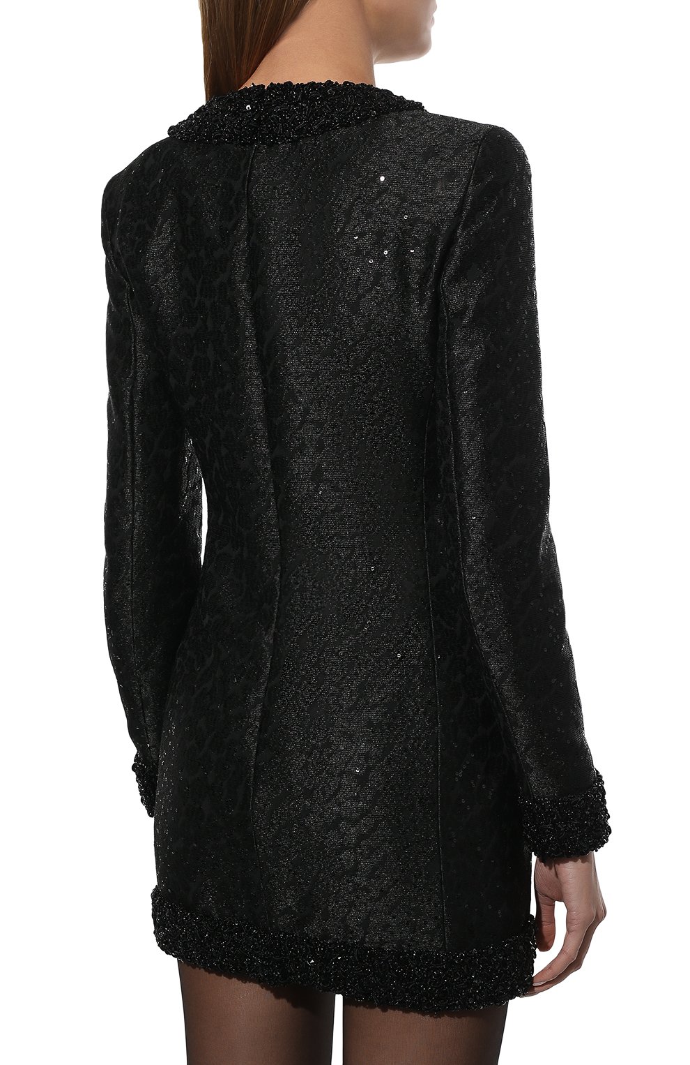 Платье с пайетками SAINT LAURENT, арт. 677509/Y156J, фото 4