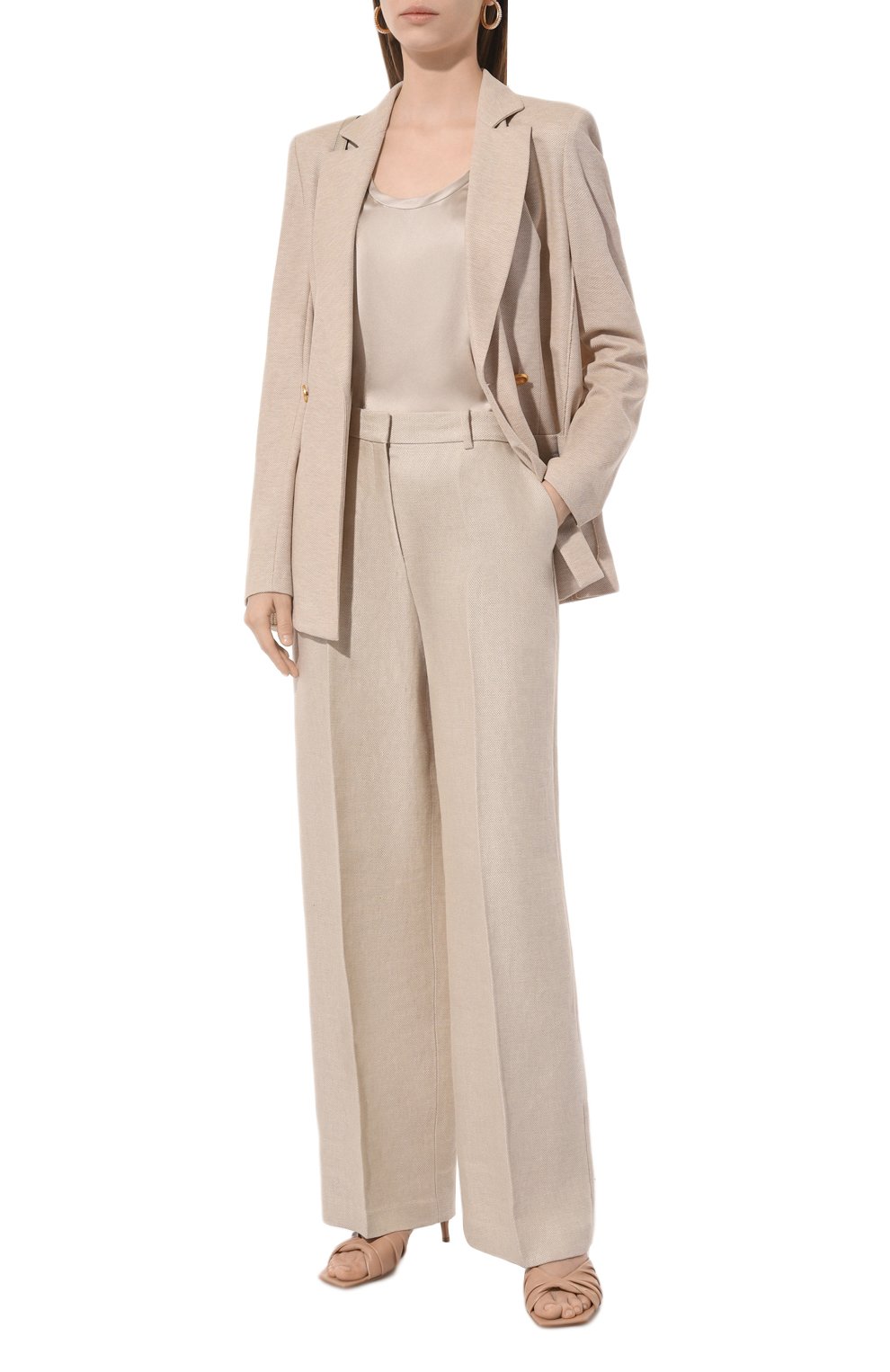 Льняные брюки THEORY, арт. 00303201, фото 2