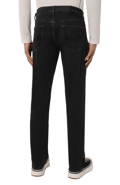Джинсы standard 7 FOR ALL MANKIND темно-серого цвета по цене 30750 руб., арт. JSMNE060BF, фото 4 Джинсы standard 7 FOR ALL MANKIND, арт. JSMNE060BF, фото 4