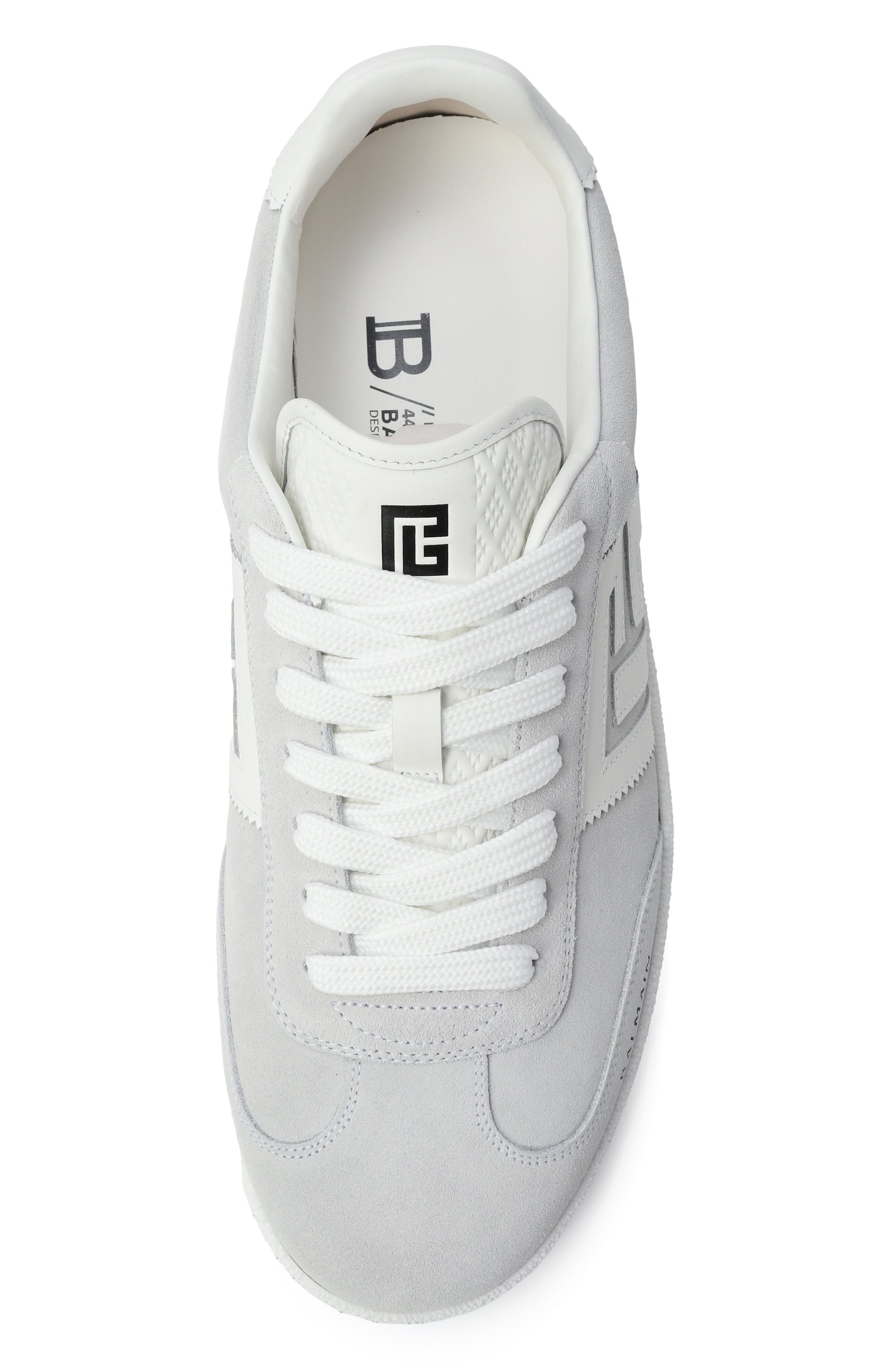 Замшевые кеды swan BALMAIN, арт. FM1VI360/LWSC, фото 6