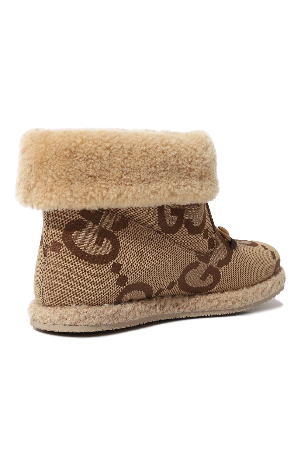 Полусапоги с меховой подкладкой horsebit GUCCI, арт. 599017 UKM50, фото 5