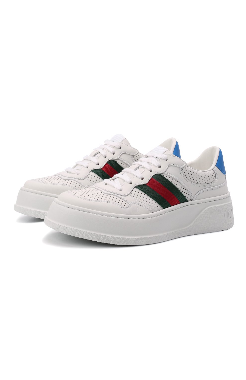 Кожаные кеды chunky b GUCCI, арт. 670415/UPG10, фото 1