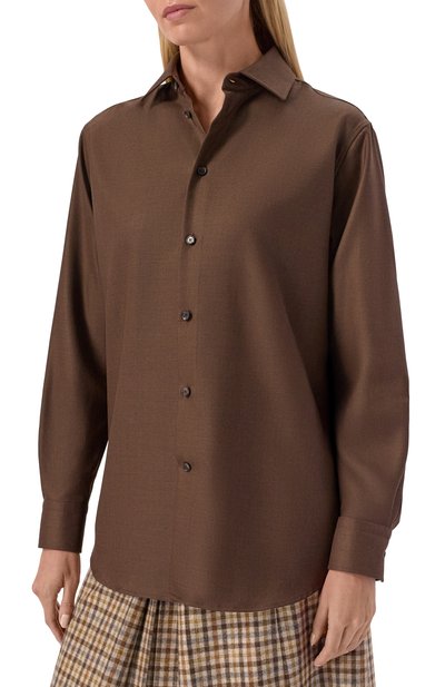 Шерстяная рубашка LORO PIANA, арт. FAP7674, фото 3