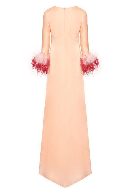 Женское платье с отделкой перьями PRADA, арт. P35Q0P-1PXM-F0VPK-172