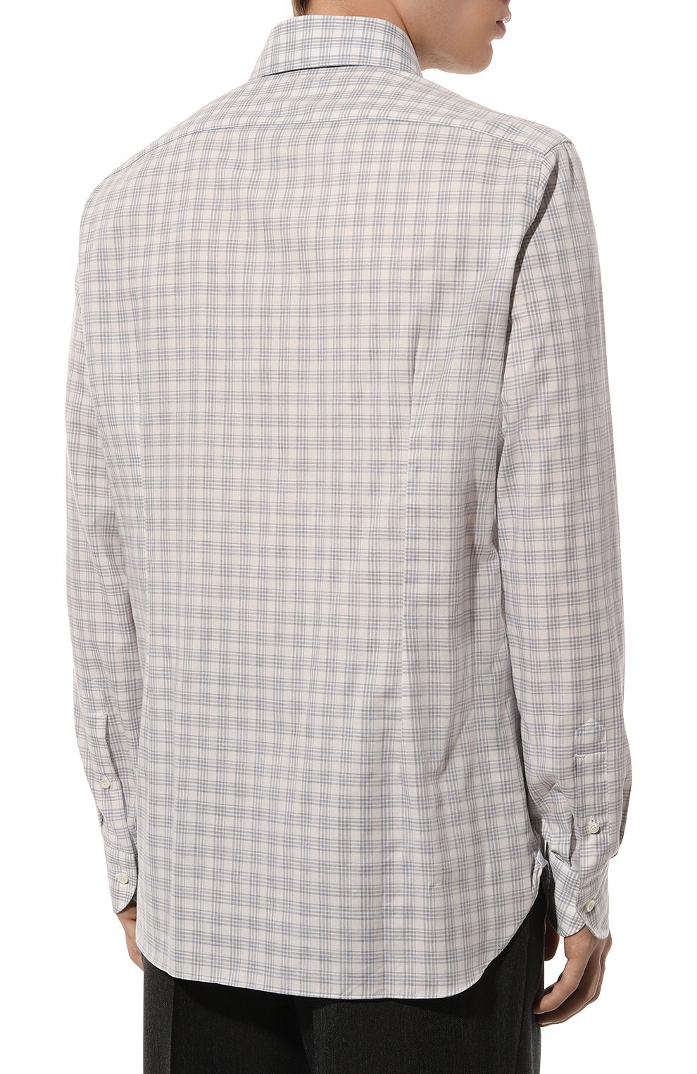 Хлопковая рубашка LUIGI BORRELLI, арт. SR10729, фото 4