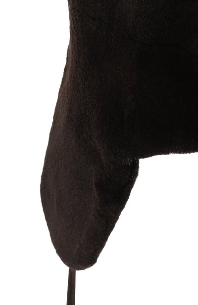 Меховая шапка-ушанка из норки VICTORIA KUSENKOVA, арт. 090210004094, фото 4