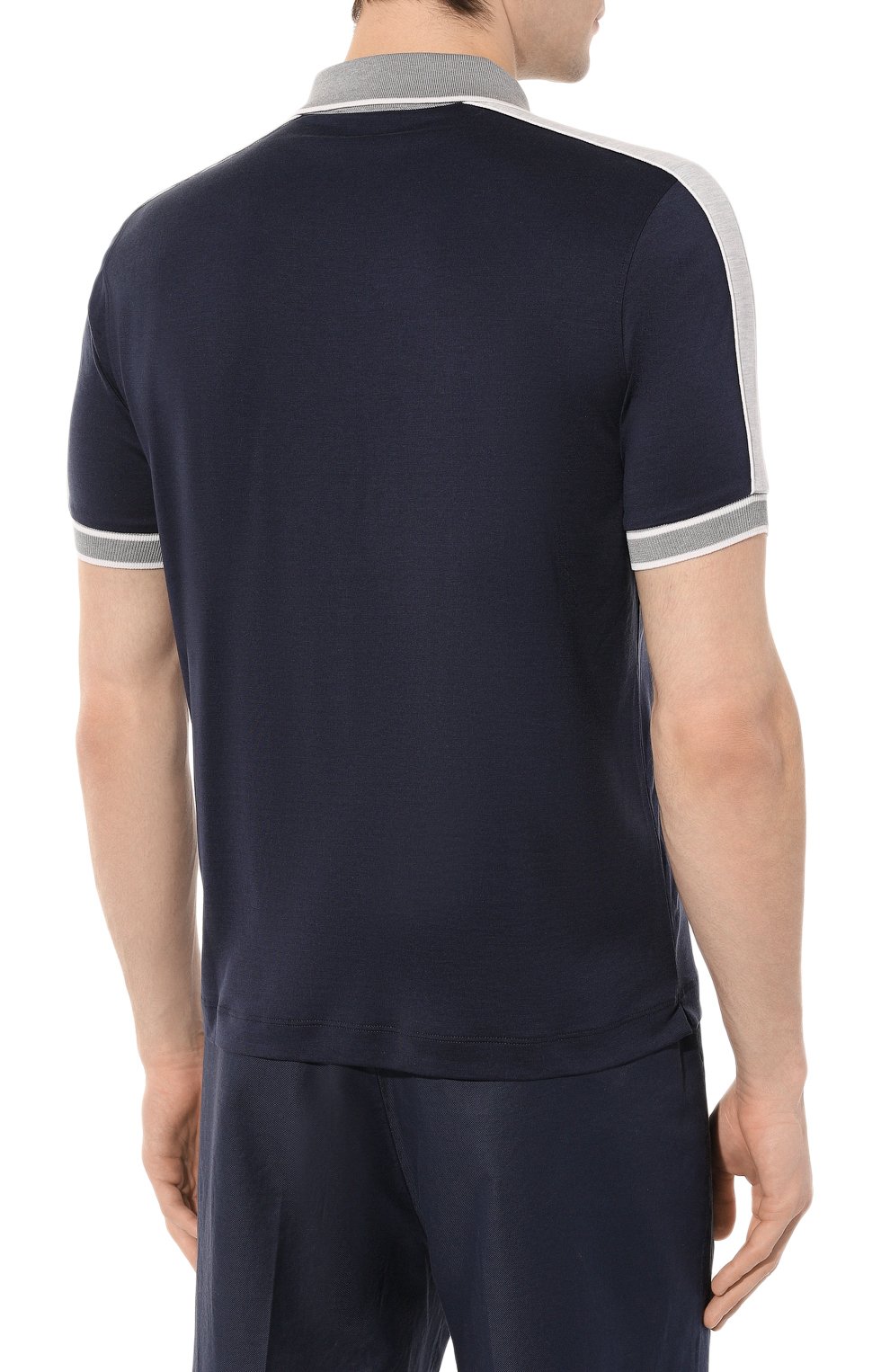 Поло из шелка и хлопка STEFANO RICCI, арт. K818919P31/T23271, фото 4