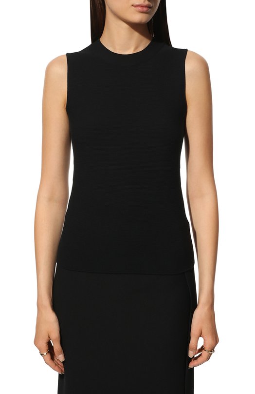Топ из вискозы Giorgio Armani 8NAH30/AM05Z Синий  8NAH30/AM05Z Фото 3