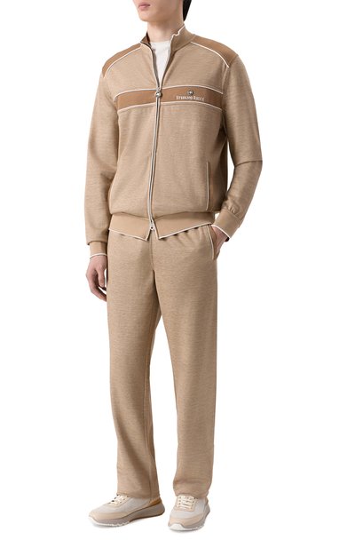 Мужские брюки из шелка и льна STEFANO RICCI, арт. K919052P3D/T26103