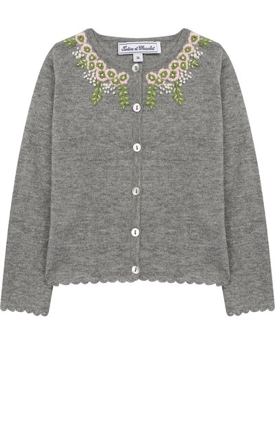 Кардиган из смеси шерсти и кашемира TARTINE ET CHOCOLAT, арт. TM18021/2A-3A, фото 1