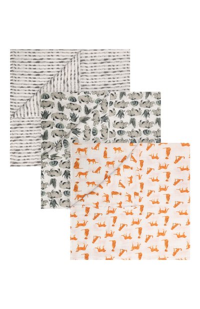 Комплект из трех пеленок ADEN+ANAIS, арт. WL2004, фото 1