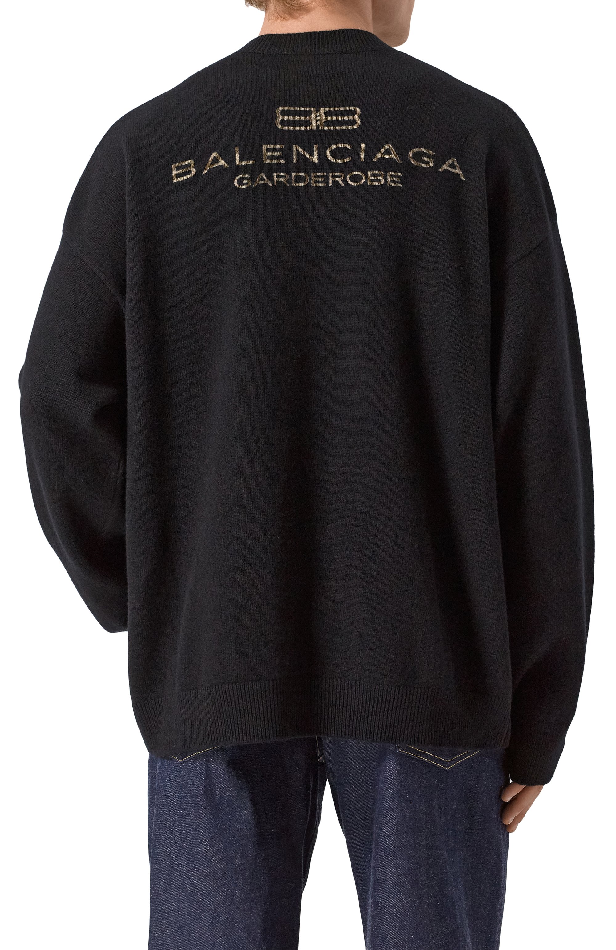 Шерстяной свитер BALENCIAGA, арт. 818987/T1714, фото 4