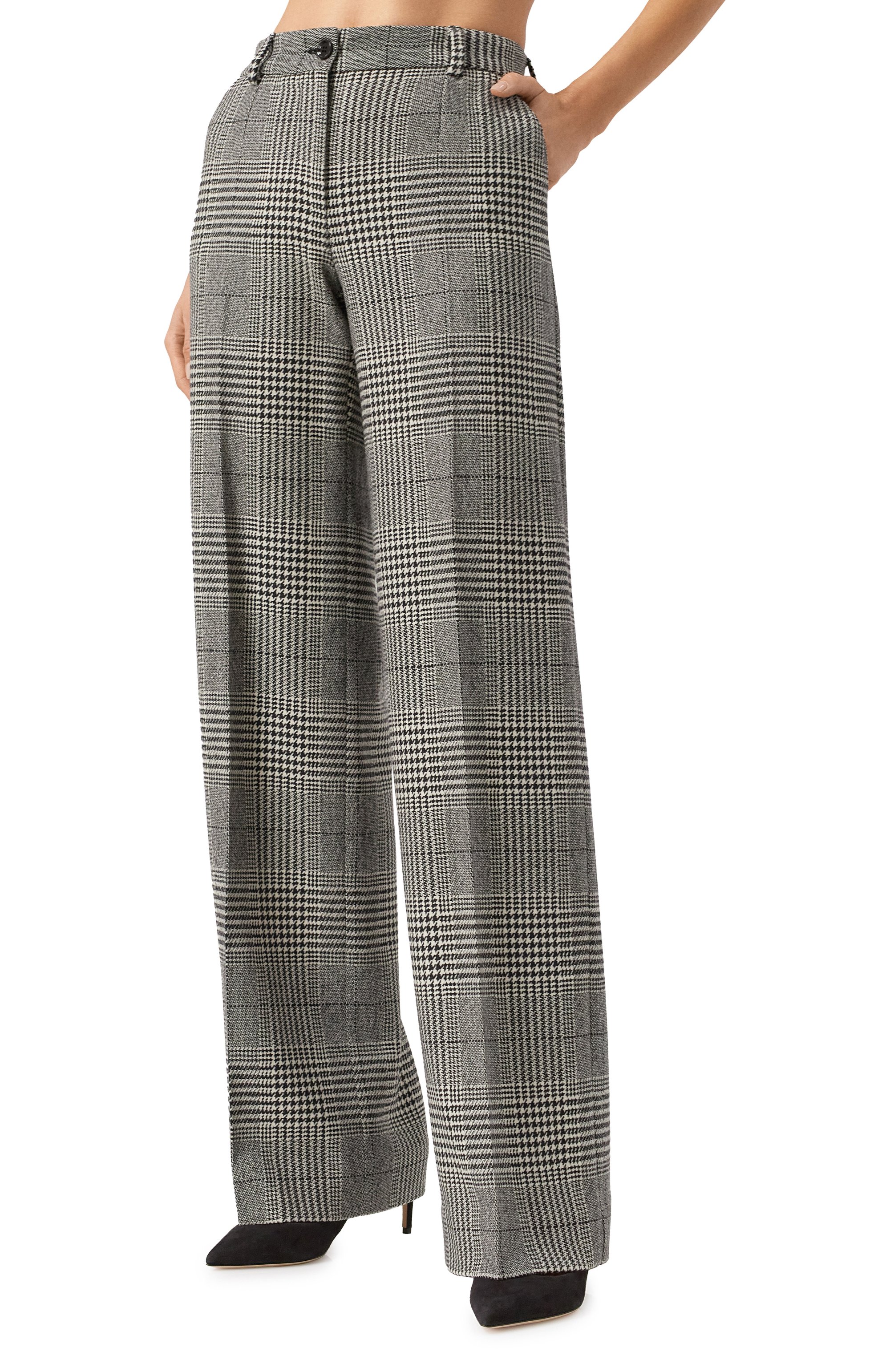 Брюки из шерсти и кашемира DOLCE & GABBANA серого цвета по цене 151000 руб., арт. FTC31T/FQ2MV, фото 3 Брюки из шерсти и кашемира DOLCE & GABBANA, арт. FTC31T/FQ2MV, фото 3