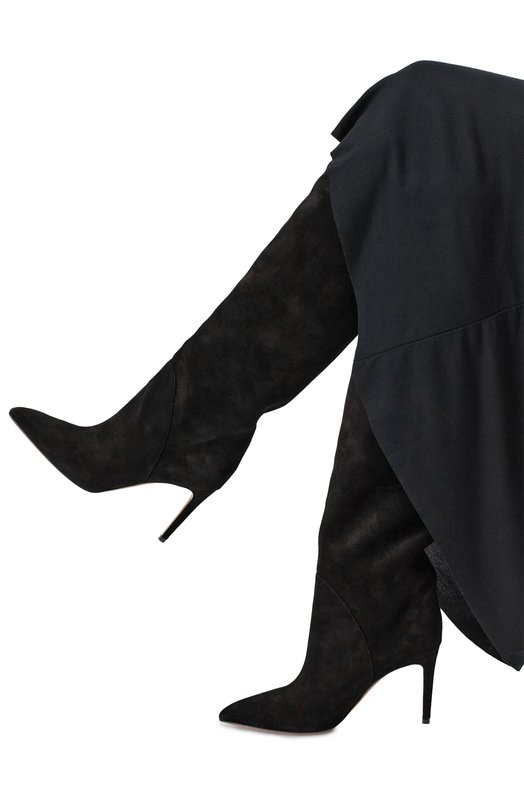 Замшевые сапоги Gaia 85 Paris Texas PX1446/XV003 Чёрный  PX1446/XV003 Фото 2