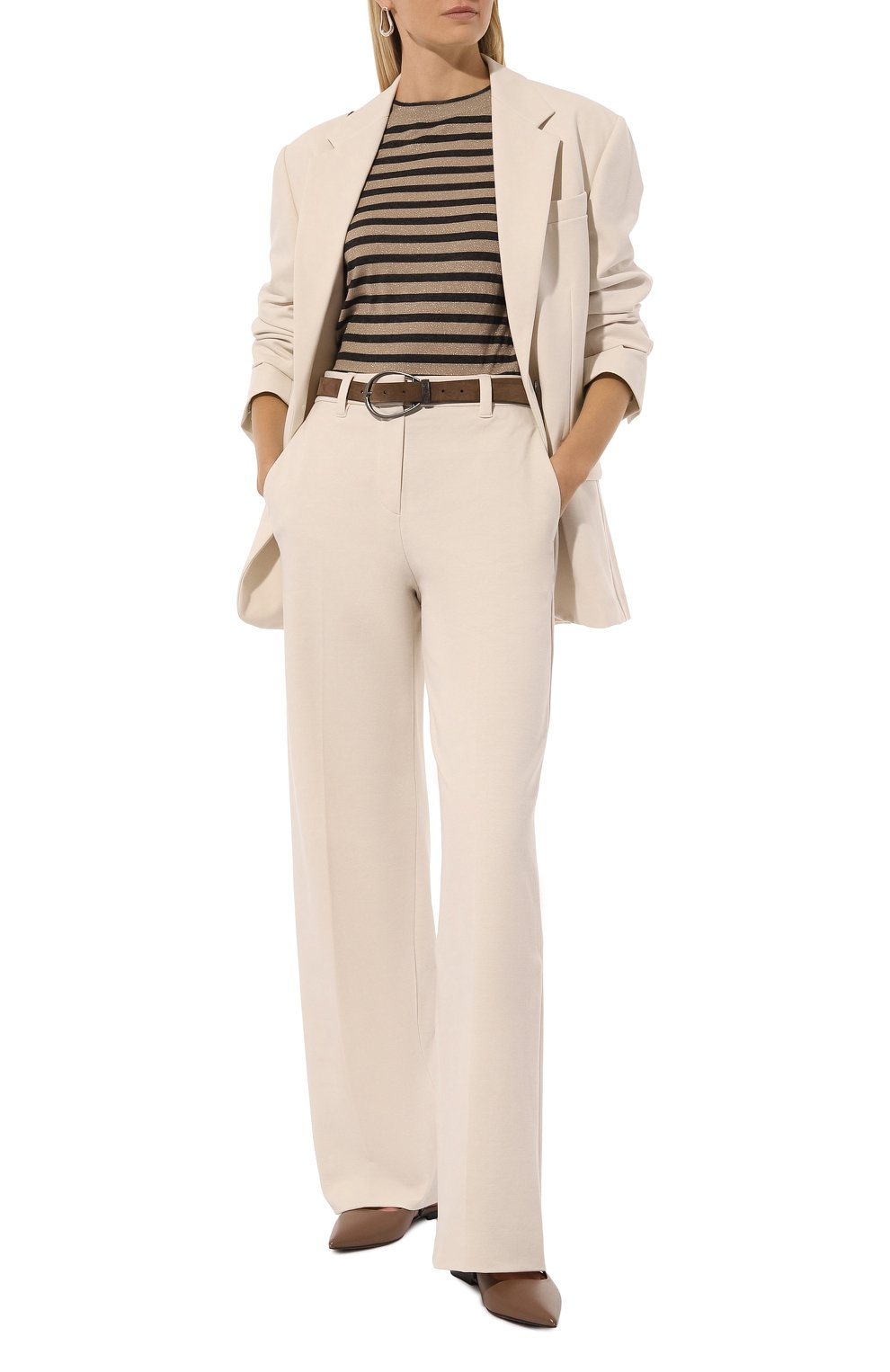 Хлопковые брюки BRUNELLO CUCINELLI, арт. M0R24BP418, фото 2