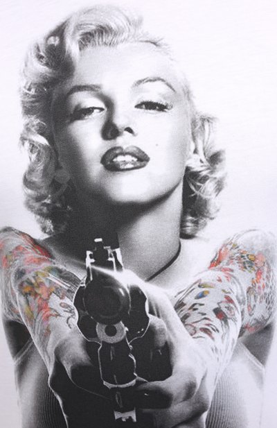 Хлопковая футболка BISIBIGLIO, арт. MARI PIST0L GANG/RIF (C0TT0NE PESANTE), фото 5