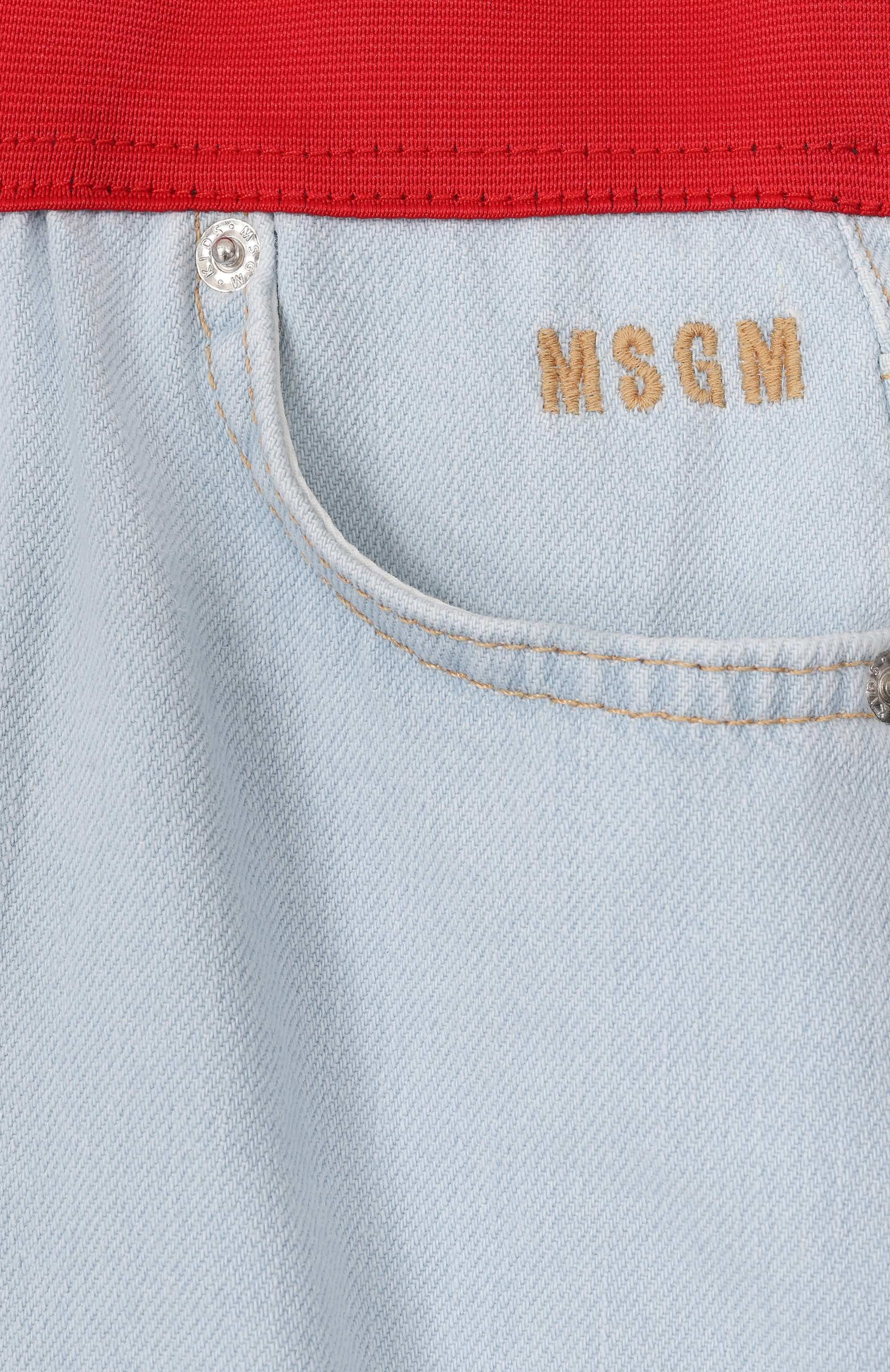 Джинсовые шорты MSGM KIDS, арт. S6MSJGSH039, фото 3