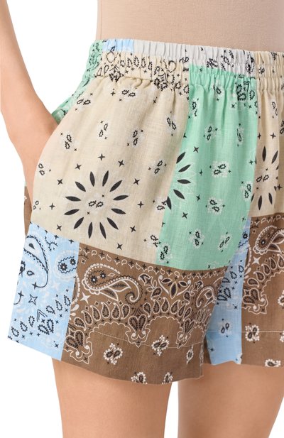 Льняные шорты MC2 SAINT BARTH, арт. STBW MEAVE/06149H, фото 5