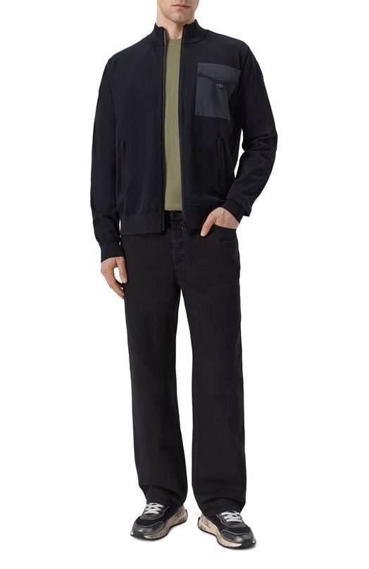 Хлопковая футболка Aeronautica Militare TS2537UJ00727 Хаки  TS2537UJ00727 Фото 2