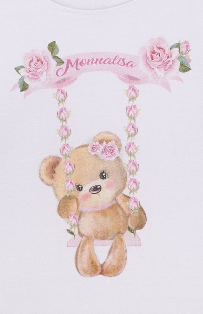 Хлопковая туника MONNALISA, арт. 39A609, фото 3